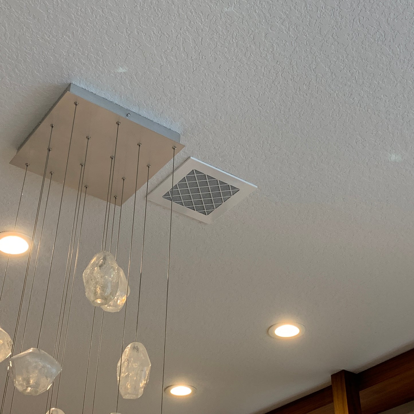 AC ceiling vent - CleanVent Diamond Pattern