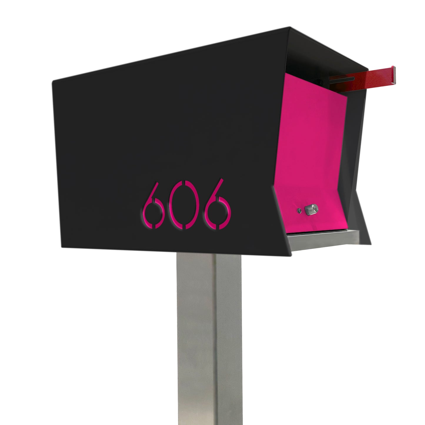 The Original Retrobox in JET BLACK - Modern Mailbox