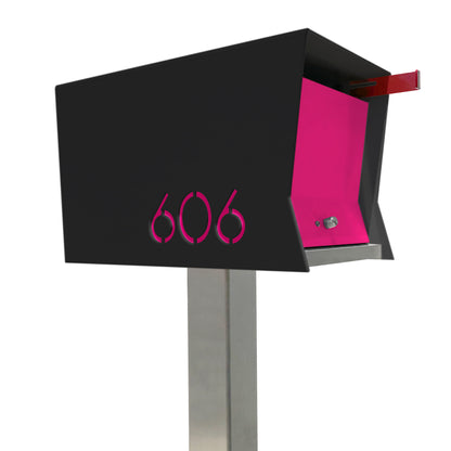 The Original Retrobox in JET BLACK - Modern Mailbox