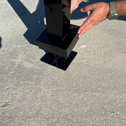 Retrobox / UptownBox Optional Sidewalk Surface mounted Pole