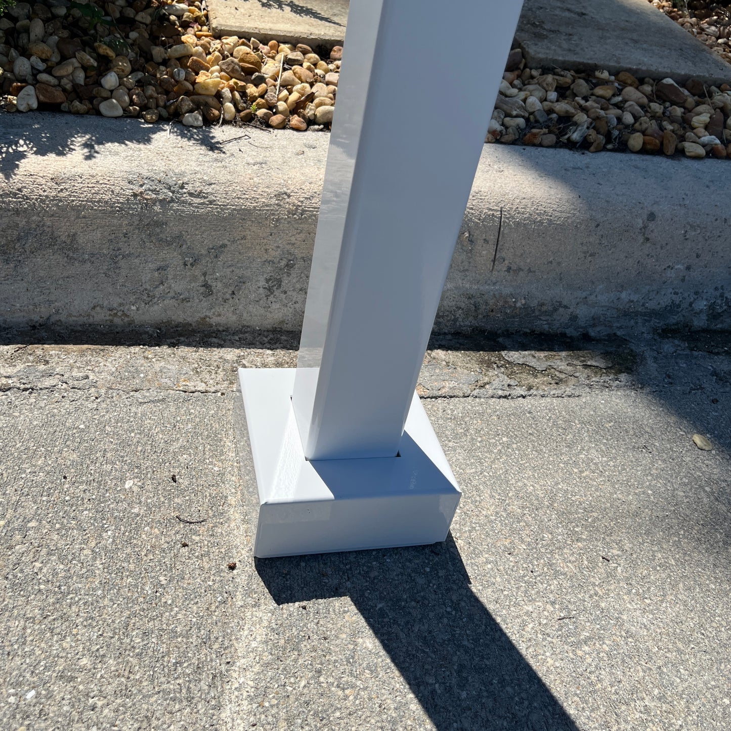Retrobox / UptownBox Optional Sidewalk Surface mounted Pole
