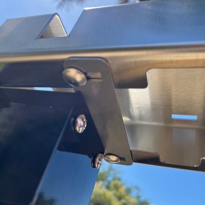 Retrobox / UptownBox Optional Double Mount Mailbox Pole Bracket