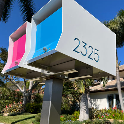 Retrobox / UptownBox Optional Double Mount Mailbox Pole Bracket