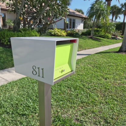 The Original RetroBox in CUSTOM COLORS - Modern Mailbox