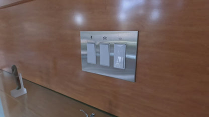 CleanPlate Wall Plate in Midcentury Gold for Rocker Switches