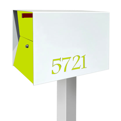 NEW! The UpTown Box Locking Package Dropbox in ARCTIC WHITE - Modern Mailbox