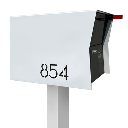 NEW! The Retrobox Locking Package Dropbox in ARCTIC WHITE - Modern Mailbox