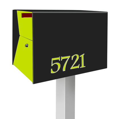 NEW! The UpTown Box Locking Package Dropbox  in JET BLACK - Modern Mailbox