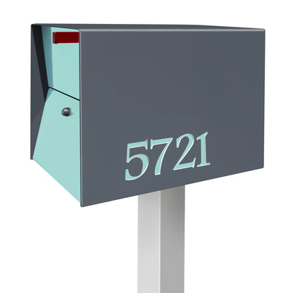 The UpTown Box Locking Package Dropbox  DESIGNER GRAY - Modern Mailbox