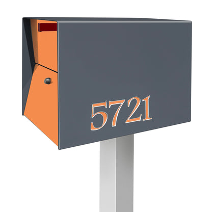 The UpTown Box Locking Package Dropbox  DESIGNER GRAY - Modern Mailbox