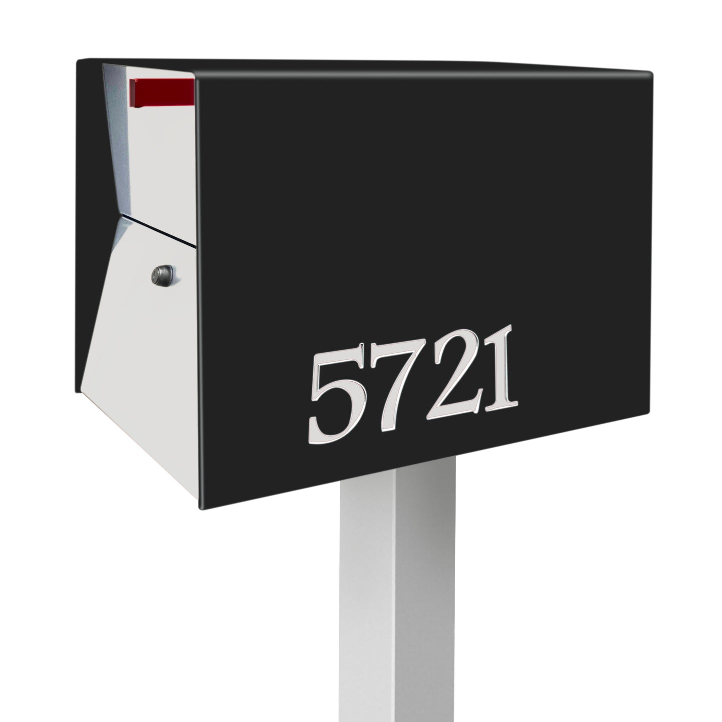 NEW! The UpTown Box Locking Package Dropbox  in JET BLACK - Modern Mailbox