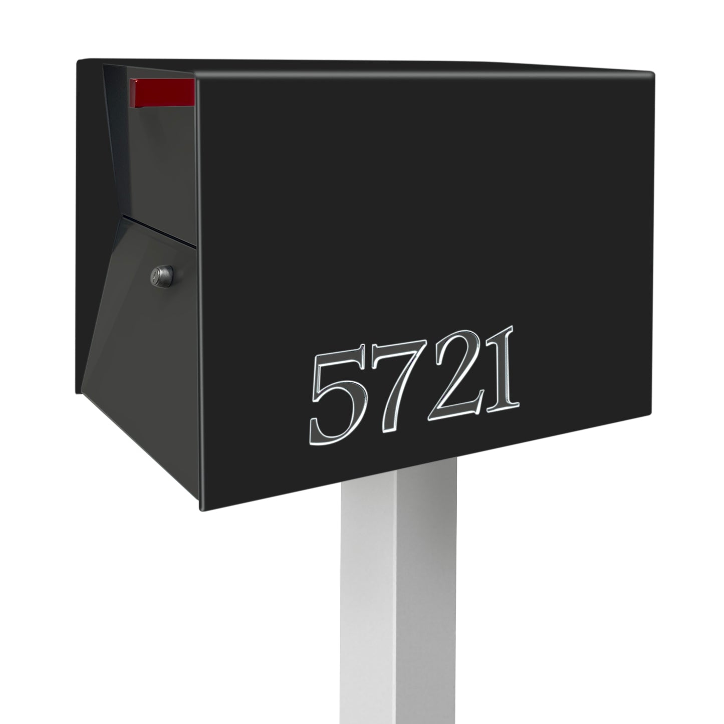 NEW! The UpTown Box Locking Package Dropbox  in JET BLACK - Modern Mailbox