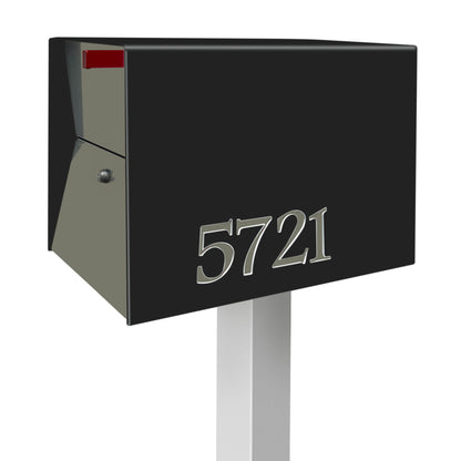 NEW! The UpTown Box Locking Package Dropbox  in JET BLACK - Modern Mailbox