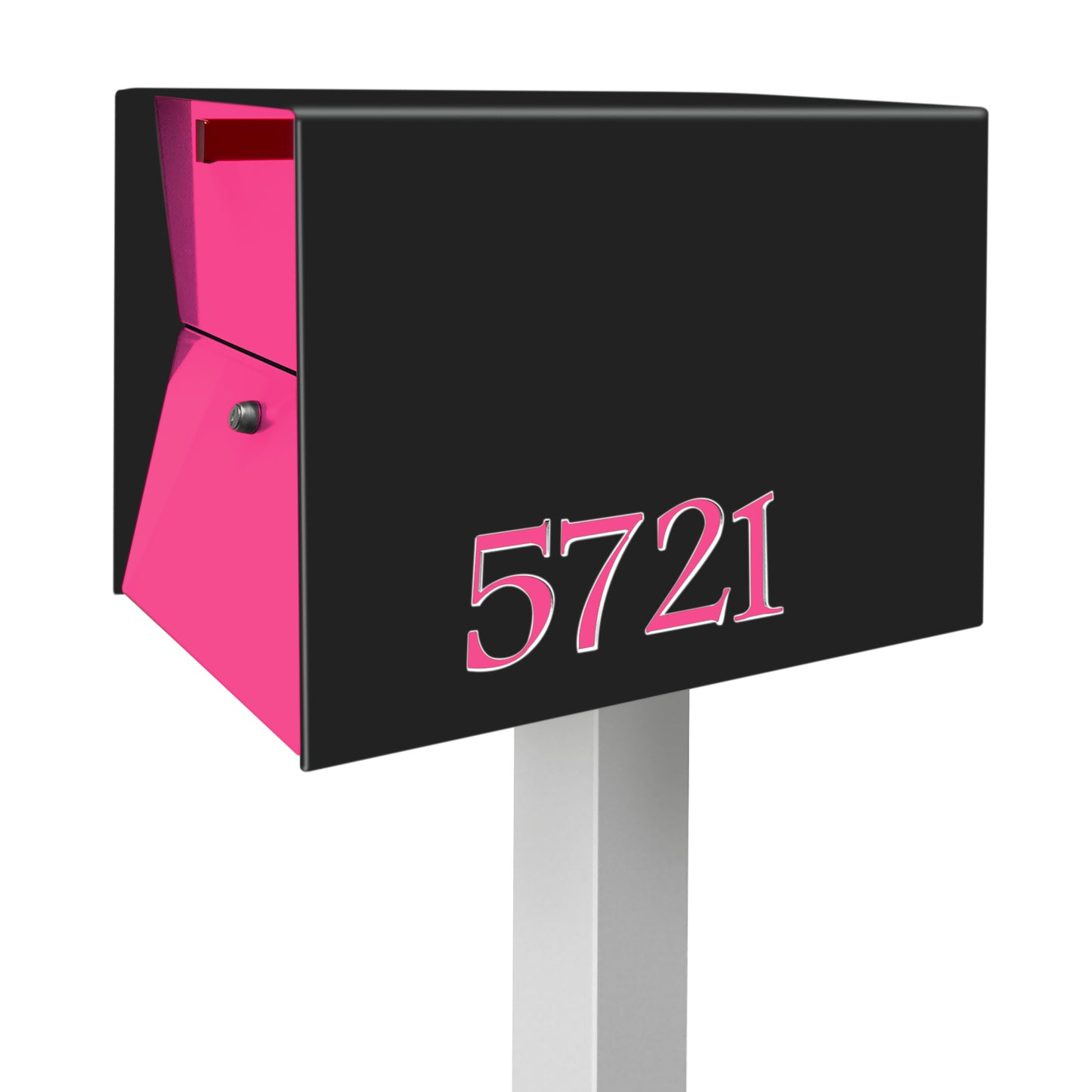 NEW! The UpTown Box Locking Package Dropbox  in JET BLACK - Modern Mailbox