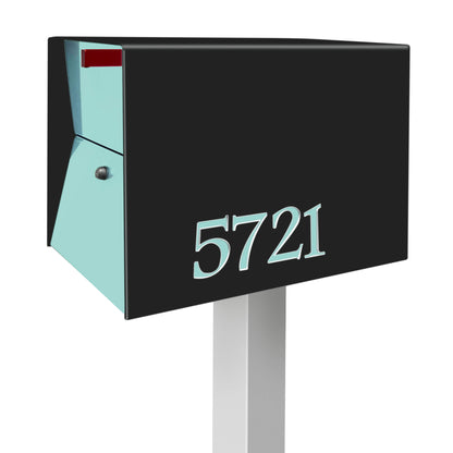 NEW! The UpTown Box Locking Package Dropbox  in JET BLACK - Modern Mailbox