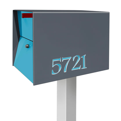 The UpTown Box Locking Package Dropbox  DESIGNER GRAY - Modern Mailbox