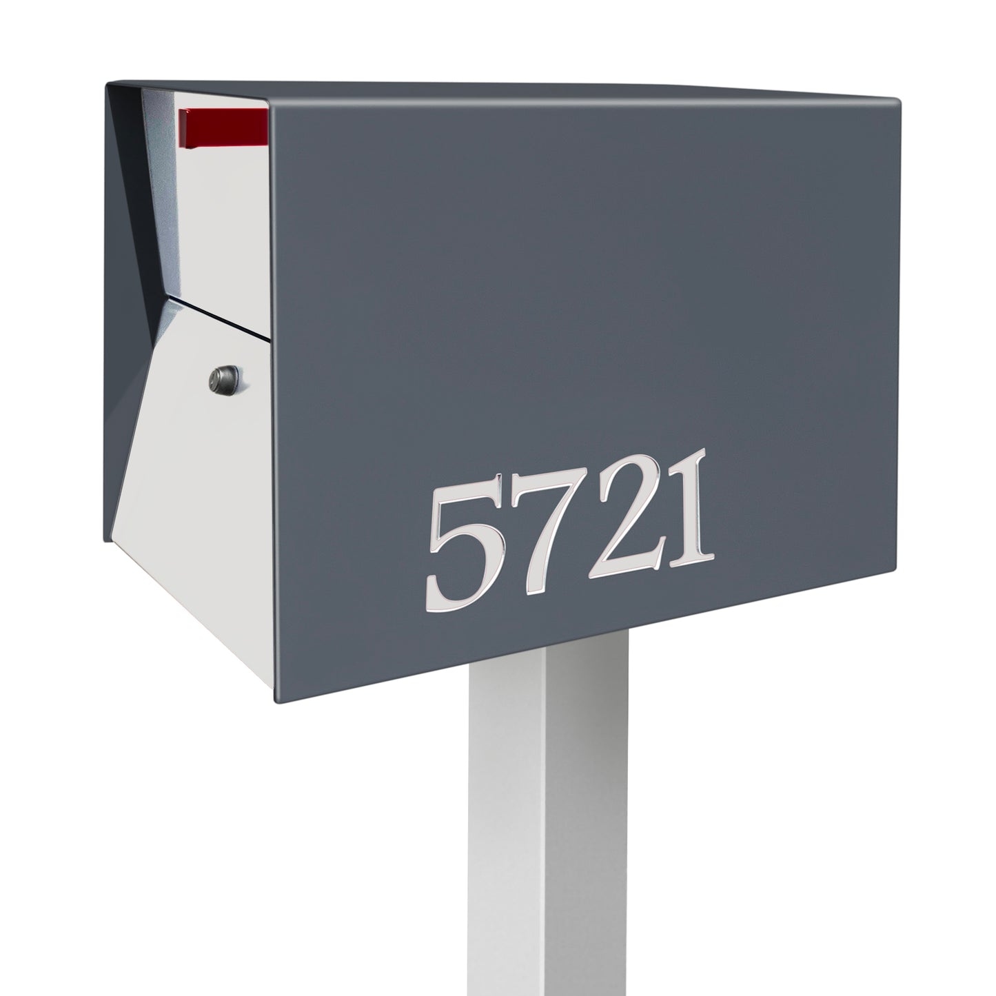 The UpTown Box Locking Package Dropbox  DESIGNER GRAY - Modern Mailbox