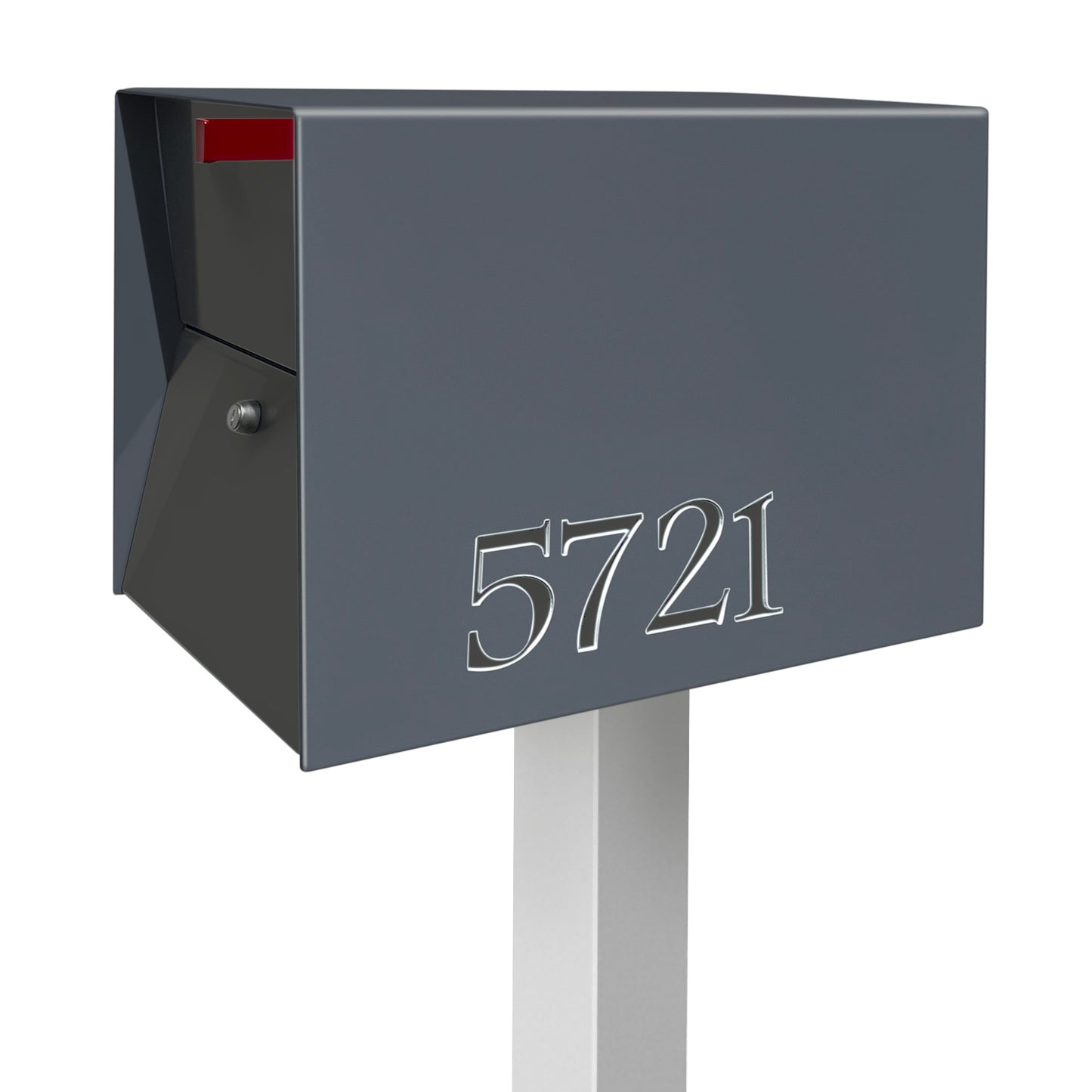 The UpTown Box Locking Package Dropbox  DESIGNER GRAY - Modern Mailbox