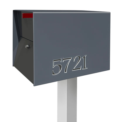 The UpTown Box Locking Package Dropbox  DESIGNER GRAY - Modern Mailbox