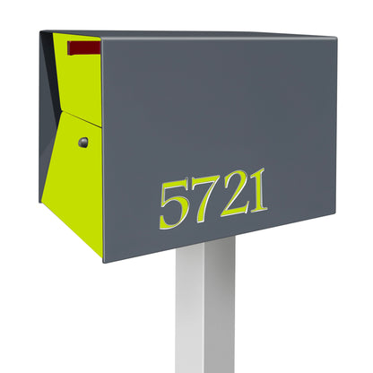 The UpTown Box Locking Package Dropbox  DESIGNER GRAY - Modern Mailbox