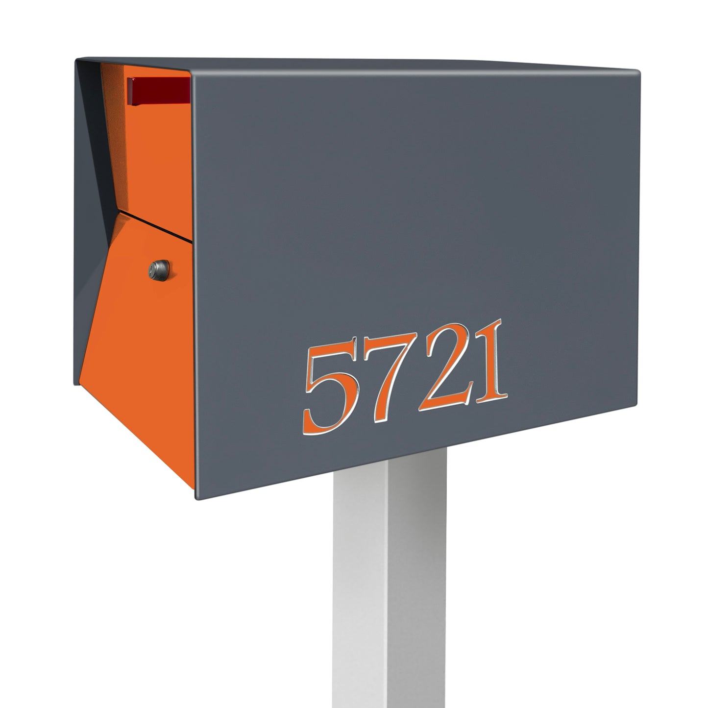 The UpTown Box Locking Package Dropbox  DESIGNER GRAY - Modern Mailbox
