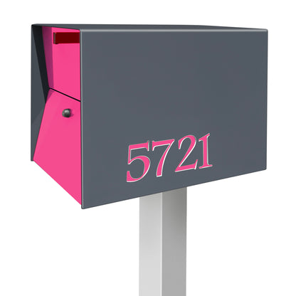 The UpTown Box Locking Package Dropbox  DESIGNER GRAY - Modern Mailbox