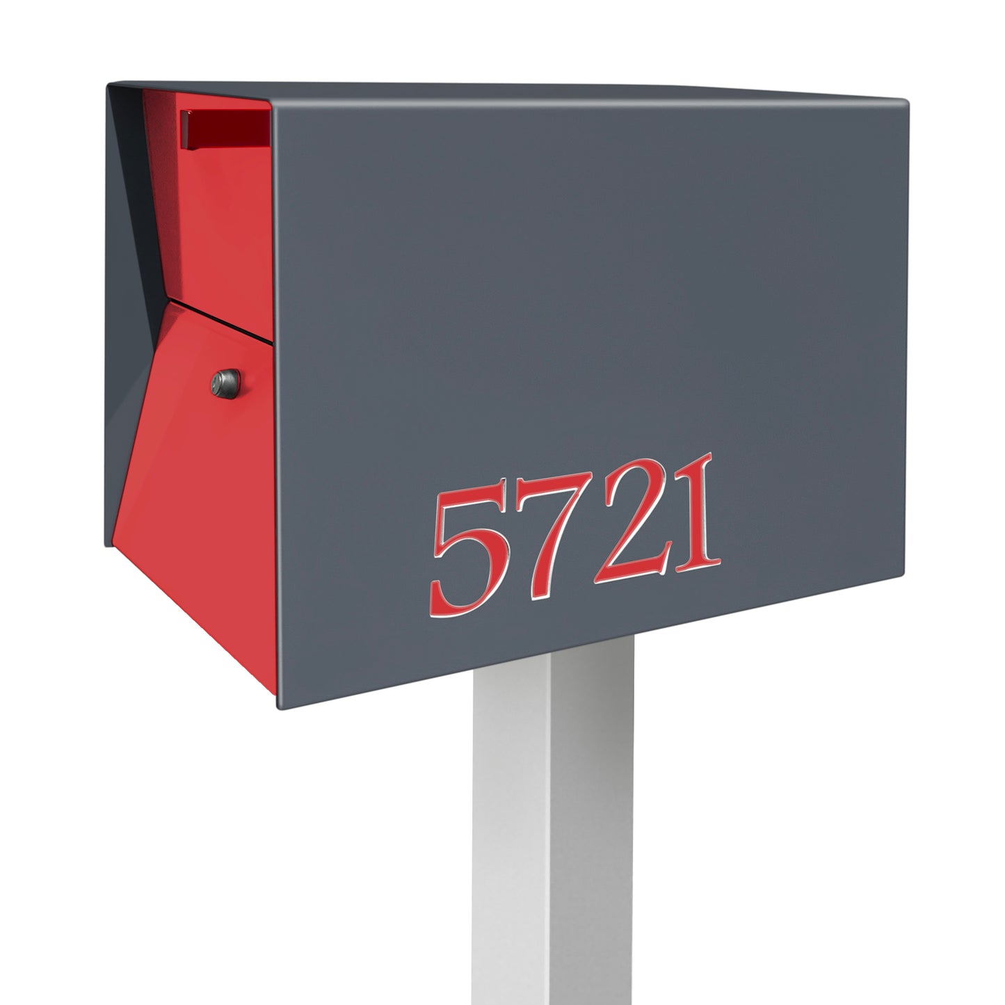 The UpTown Box Locking Package Dropbox  DESIGNER GRAY - Modern Mailbox