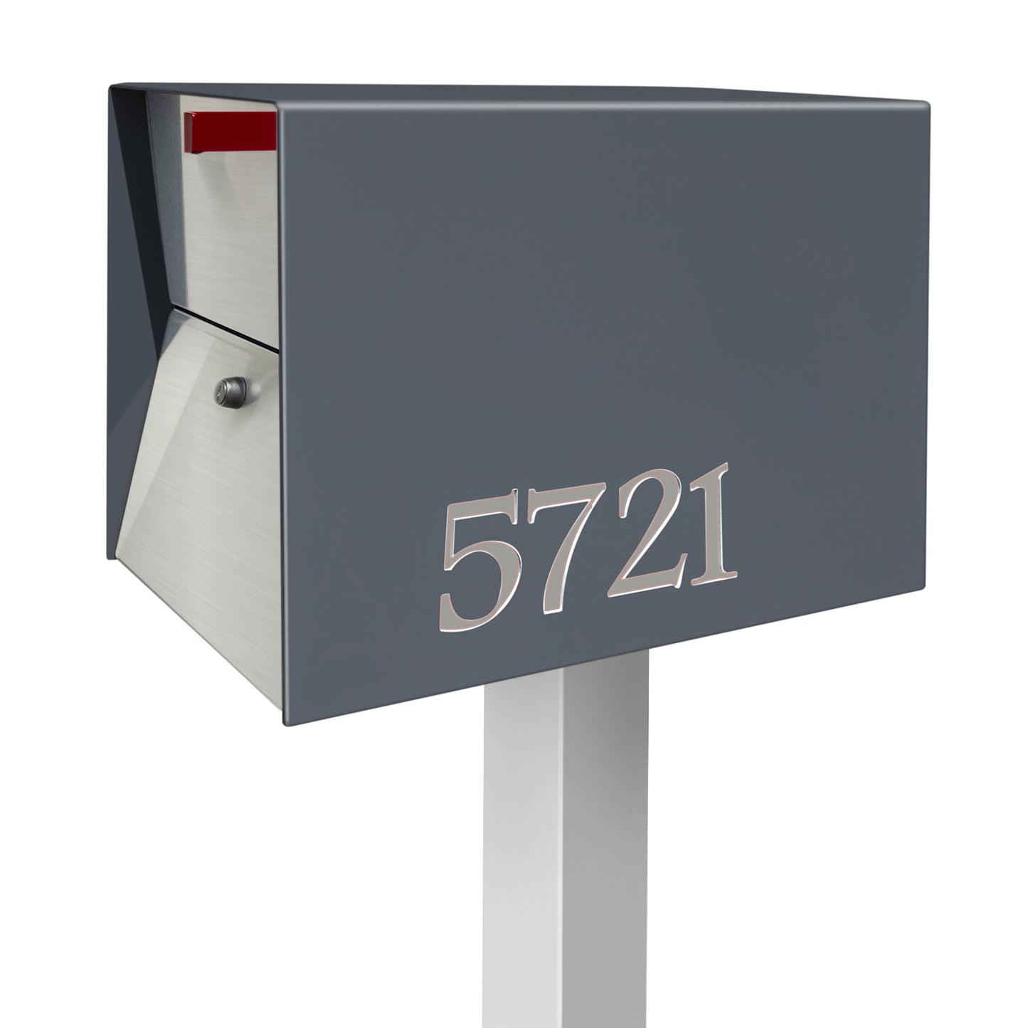 The UpTown Box Locking Package Dropbox  DESIGNER GRAY - Modern Mailbox