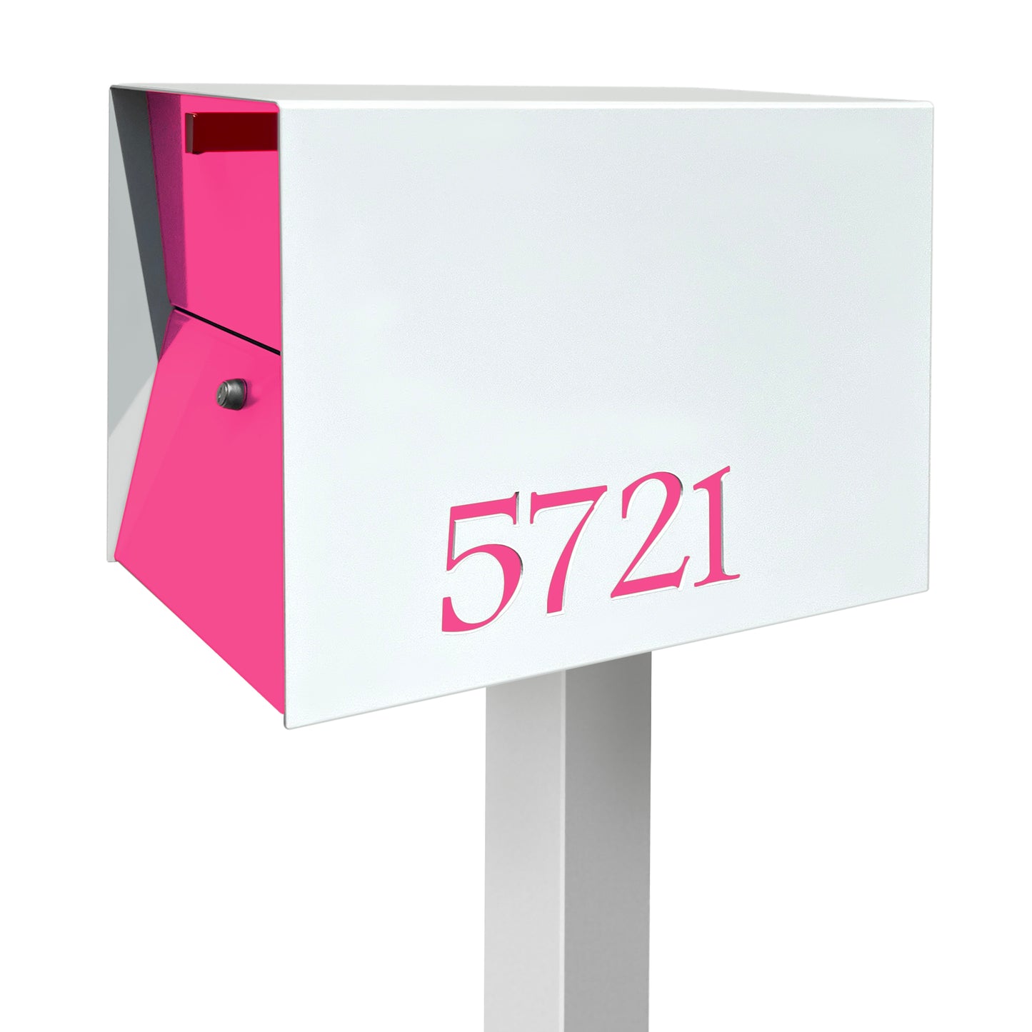 NEW! The UpTown Box Locking Package Dropbox in ARCTIC WHITE - Modern Mailbox