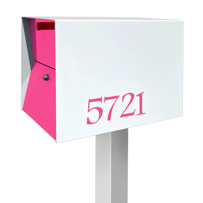 NEW! The UpTown Box Locking Package Dropbox in ARCTIC WHITE - Modern Mailbox