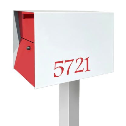 NEW! The UpTown Box Locking Package Dropbox in ARCTIC WHITE - Modern Mailbox
