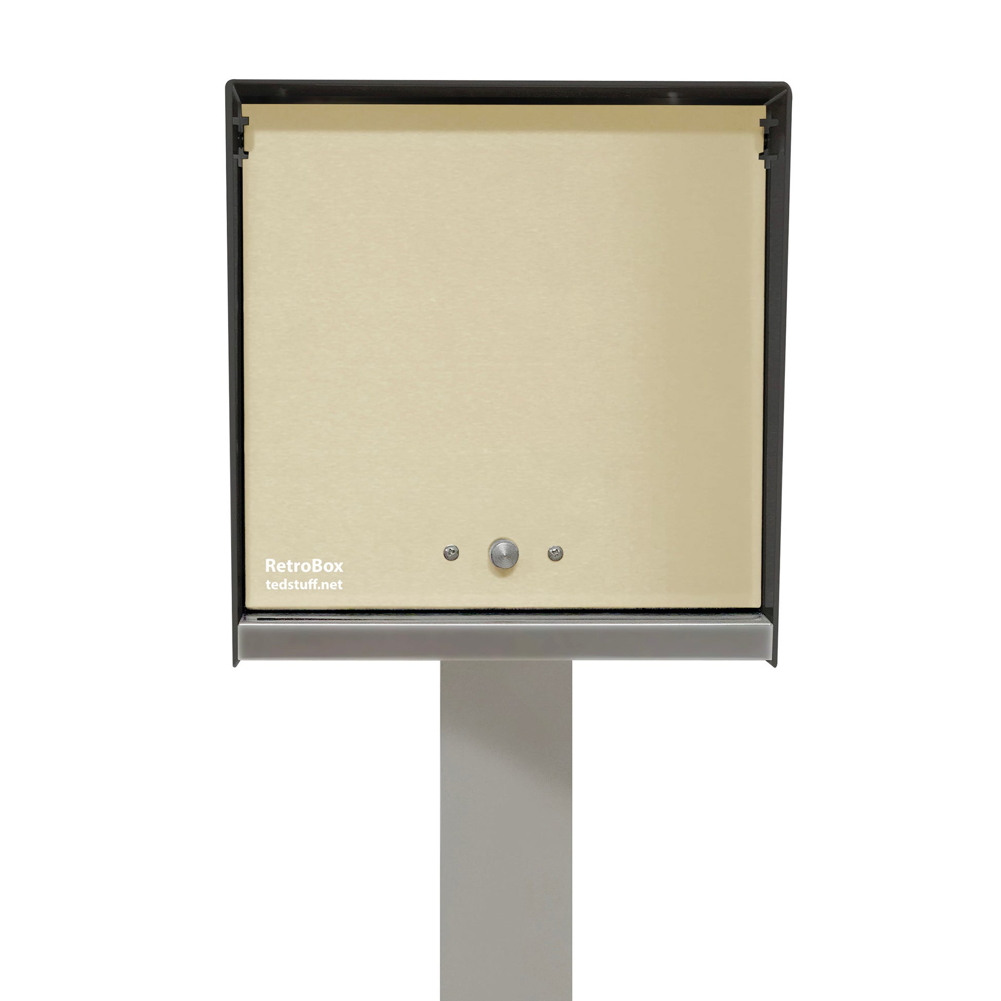 The Original Retrobox in COCONUT - Modern Mailbox light brown