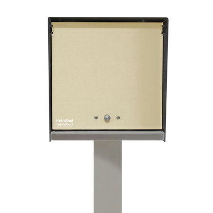 The Original Retrobox in COCONUT - Modern Mailbox light brown