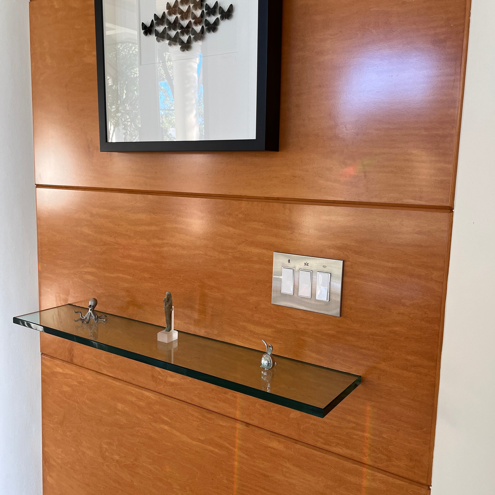 CleanPlate Wall Plate in Stainless Steel for Rocker Switches