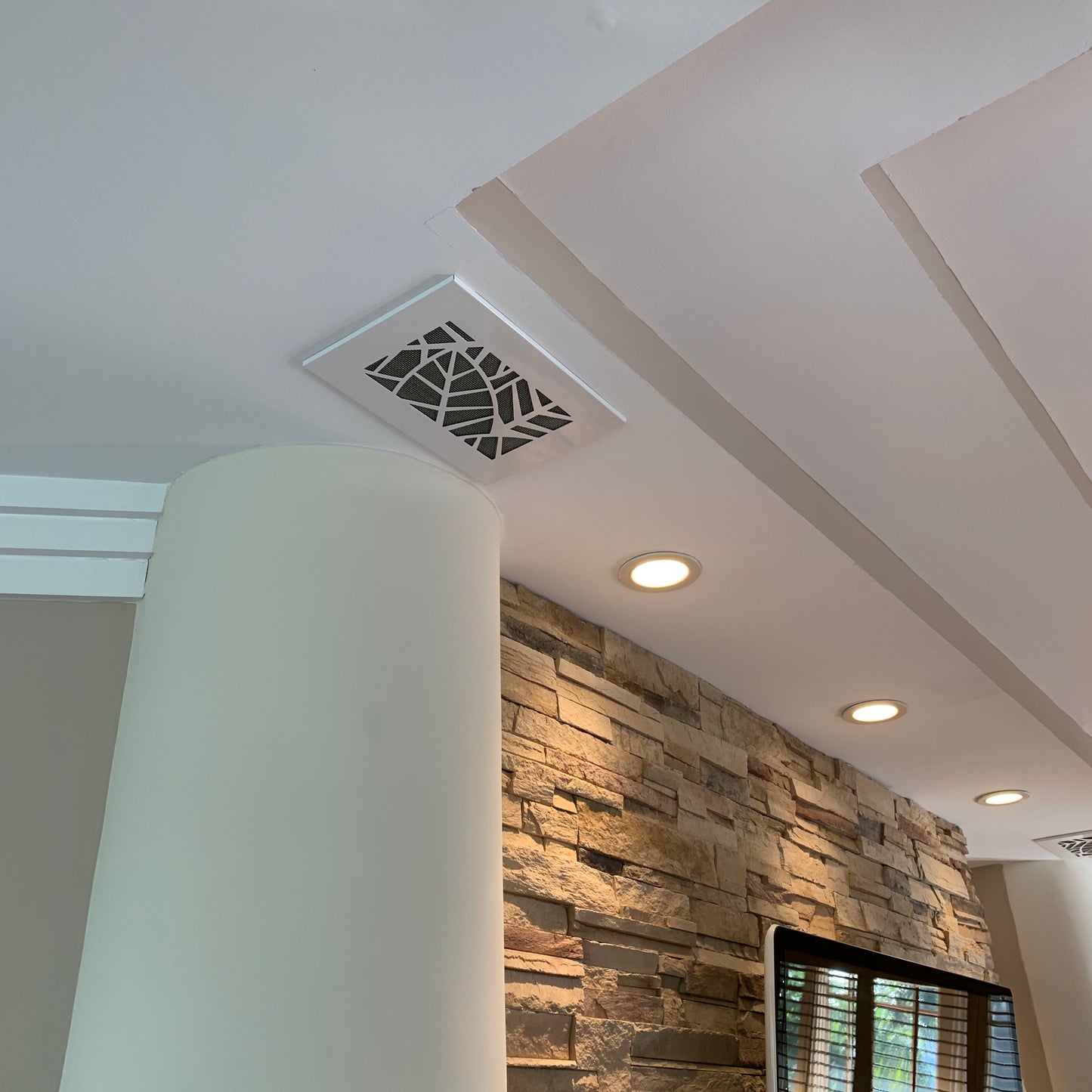 AC ceiling vent - CleanVent Tropical Pattern
