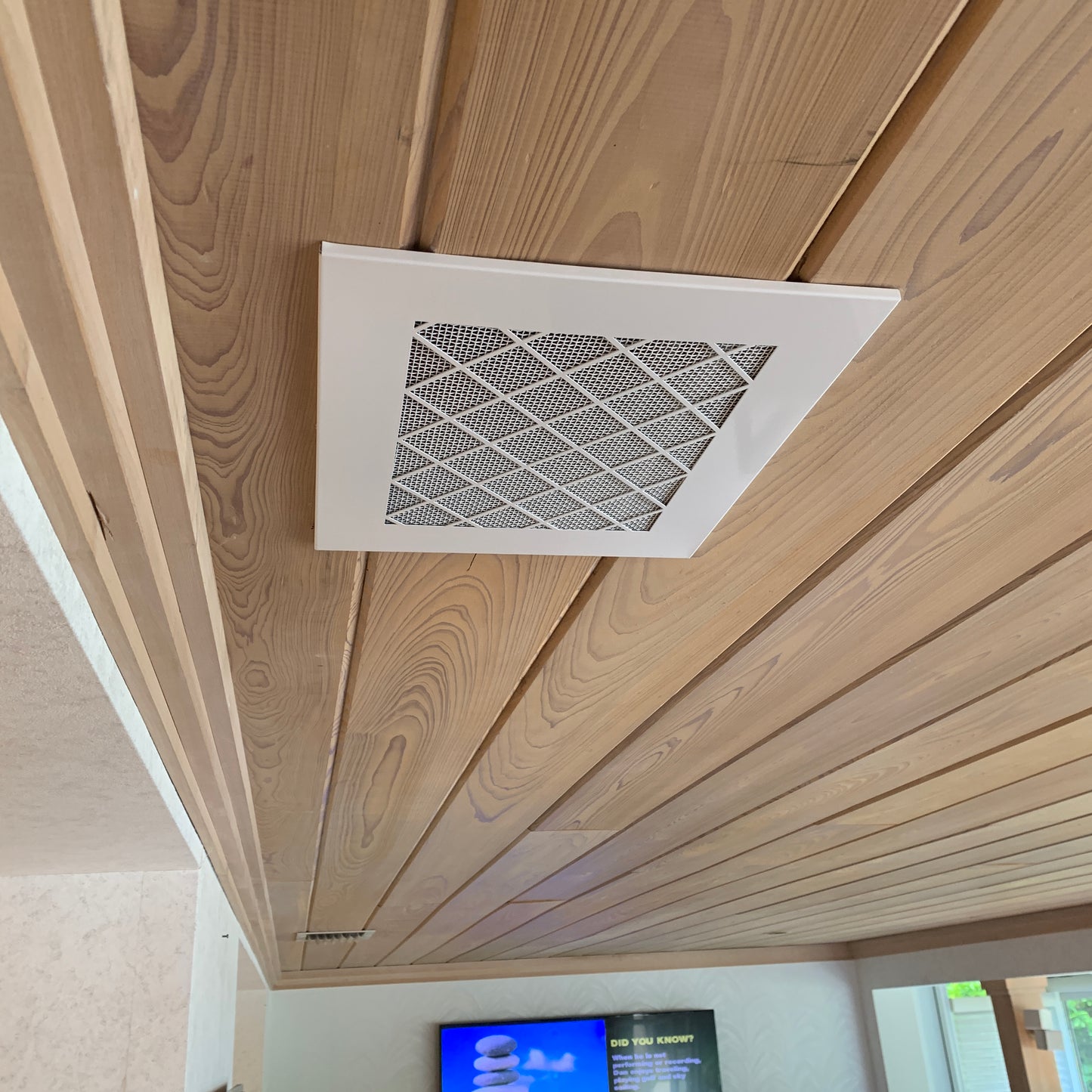 AC ceiling vent - CleanVent Diamond Pattern
