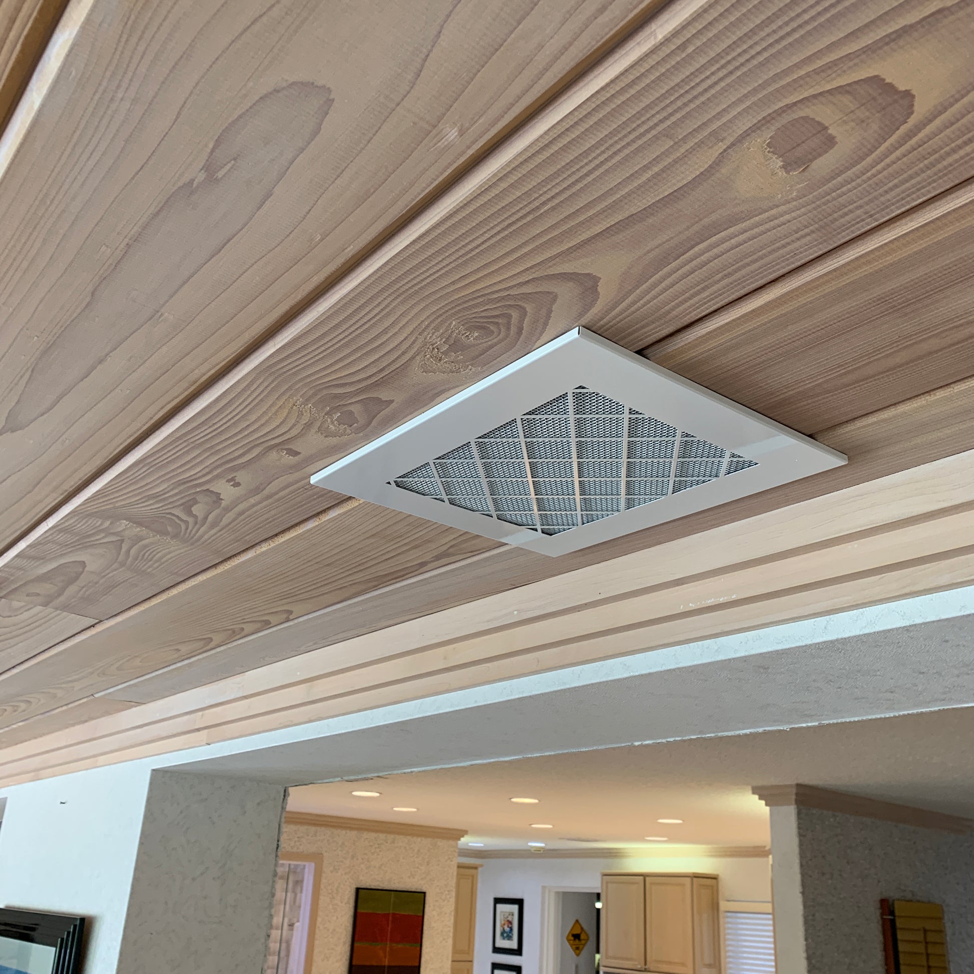 AC ceiling vent - CleanVent Diamond Pattern
