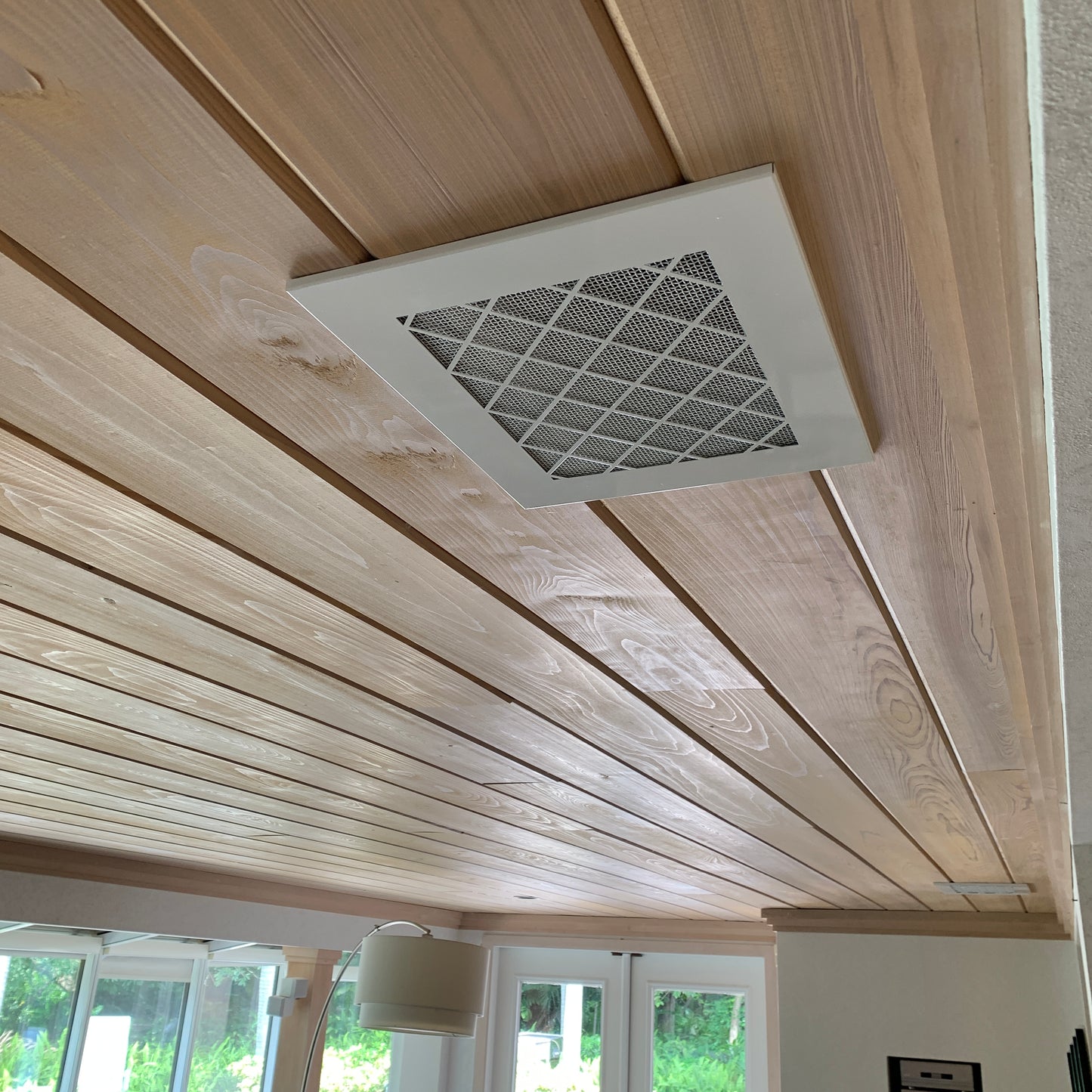 AC ceiling vent - CleanVent Diamond Pattern