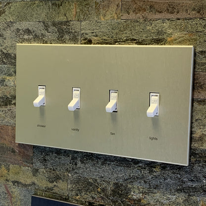 CleanPlate Classic Wall Plate in Midcentury Gold | Light switches