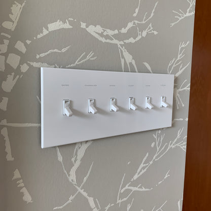CleanPlate Classic Wall Plate in Contemporary White | Light switches