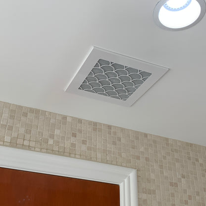 AC ceiling vent - CleanVent Scallop Pattern