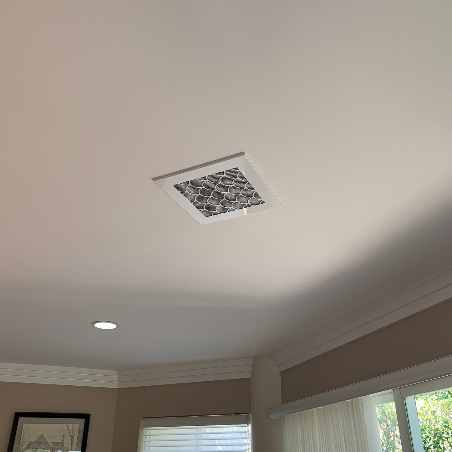 AC ceiling vent - CleanVent Scallop Pattern