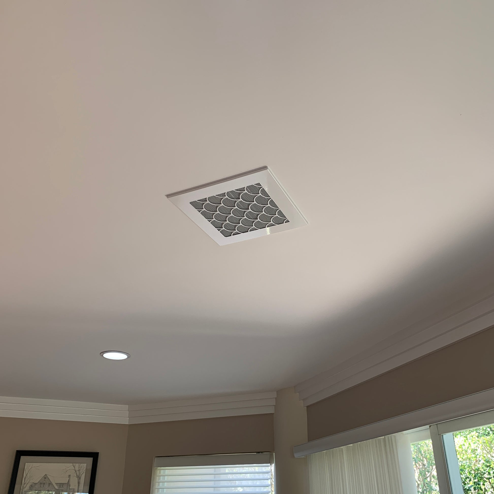 AC ceiling vent - CleanVent Scallop Pattern